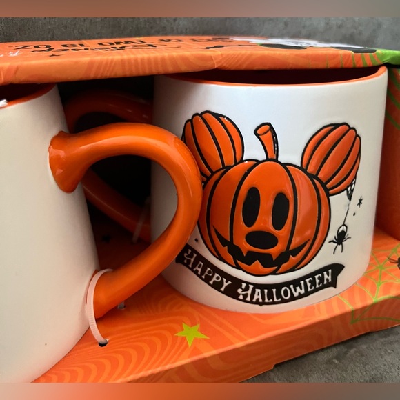 Disney Mickey & Minnie Mouse Halloween Mugs Set, New - Picture 2 of 5